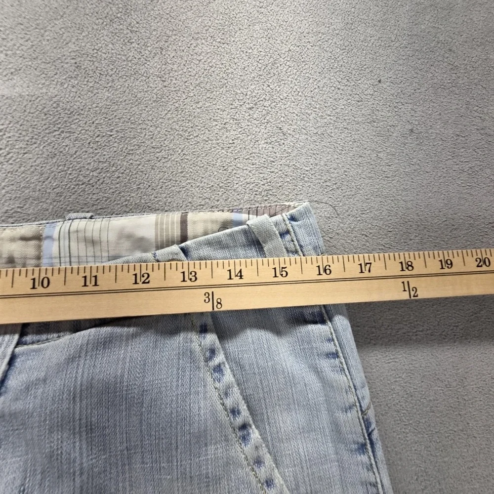 VTG Levis Engineered Jeans Blue Flap Pocket Two Horse Altered Hem Fits‎ 31x28